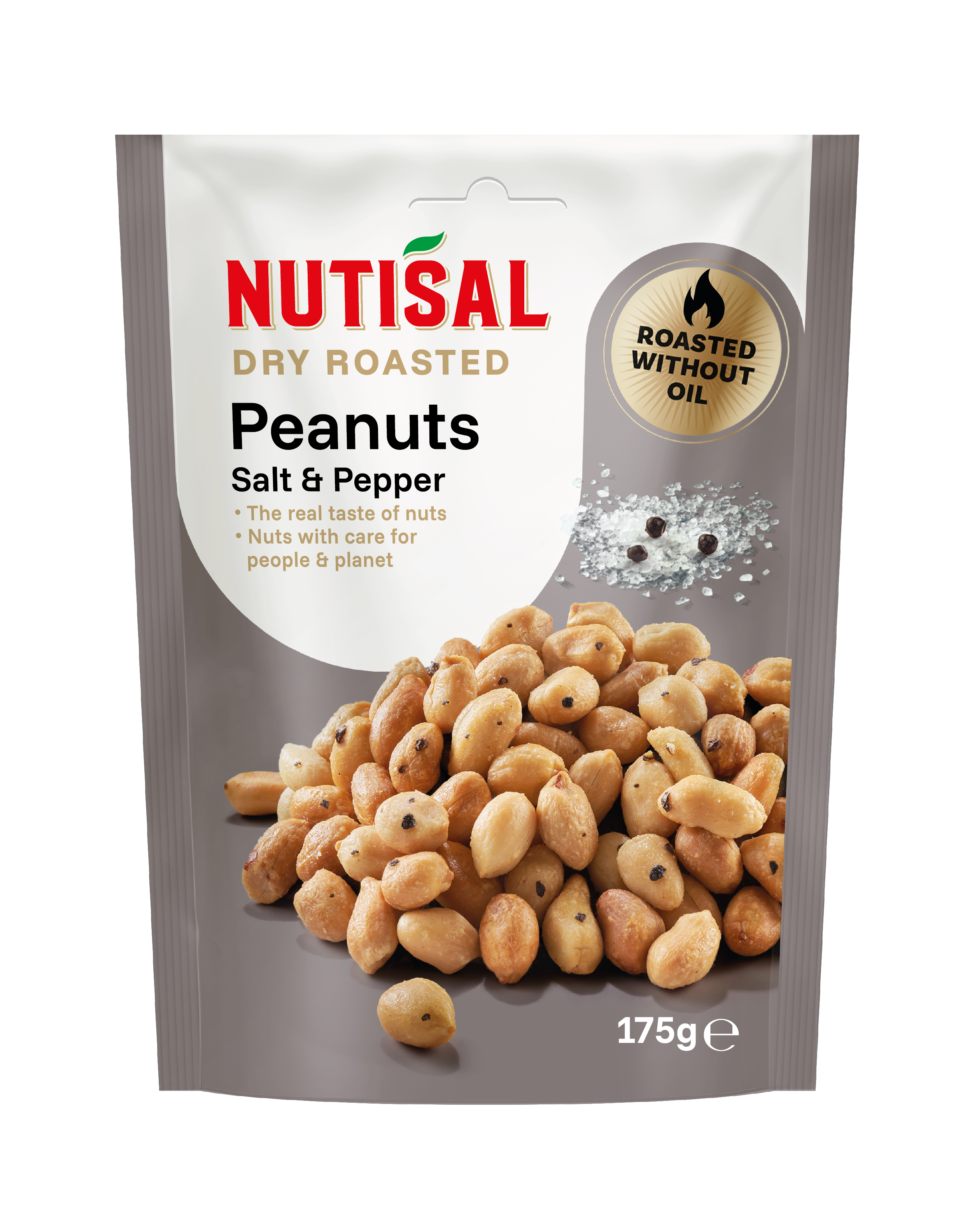 Nutisal Peanuts Salt & Pepper 175g